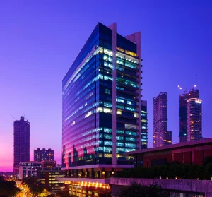 glassclad-skyscrapers-central-mumbai-reflecting-sunset-hues-blue-hour (1)